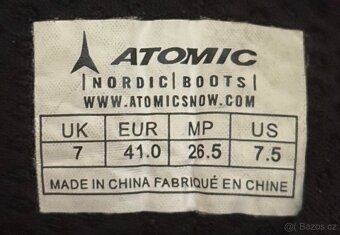 🎿 Boty na běžky Atomic SNS – velikost EU 41 / MP 26.5 - 8