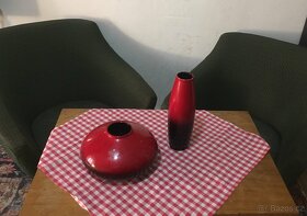 Vintage retro keramické vázy Schuerich Amano Germany - 8