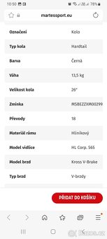 Prodám horské  kolo KROSS  BLACK EDITION 26 BLK/GR - 8