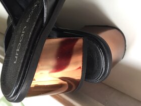 Černé značkové sandály kůže - NOVE vel. 39 - 8