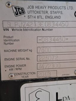 JCB JZ 70 - 8