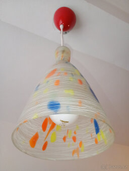 Lustr od Jaroslav Junek ŽÍHANÉ sklo,ruční práce - 8