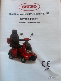 Selvo 4810 seniorský elektrovozik - 8