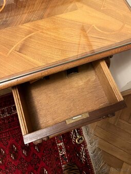 Starožitný dřevěný stůl - 8