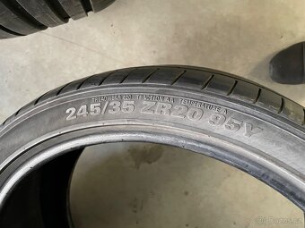 Prodám letní pneumatiky 245/35/20 Pirelli a Kumho celá sada - 8