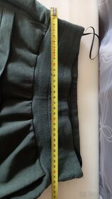 Dámské khaki tepláky s nízkým sedem M - 8