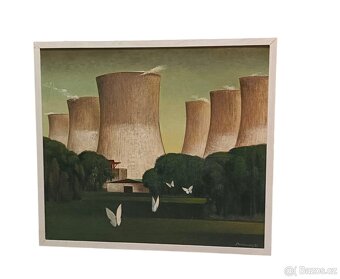 Velký obraz - Bohdanecký Jiří - Návrat motýlů, olej - 8
