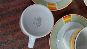 Porcelánové talíře, šálky,talířová souprava - 8