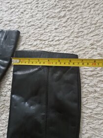 Kožené kozačky Tommy Hilfiger - 8