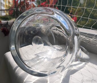 Velký skl. džbán KATARÍNSKÁ HUTA Czechoslovakia - 8