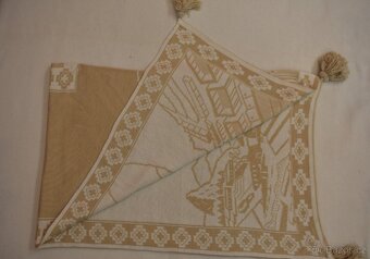 Pončo - Chile s vlnou alpaka, elegantní a oboustranné - 8