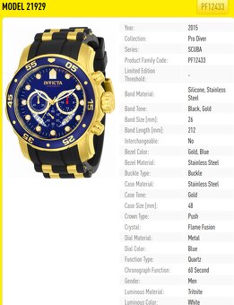 ze sbírky-Invicta Pro Diver SCUBA WR100,48mm - 8