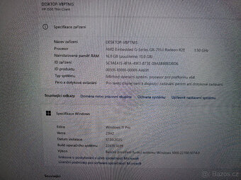 PC HP T530 AMD/16GB/SSD 128GB M.2/záruka - 8