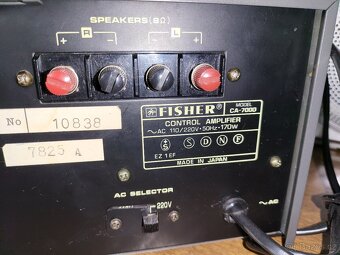 Prodám super zesík FISHER-CA-7000, starý, poctivý zesilovač, - 8