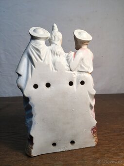 Žacléř Svatá trojice porcelánová soška Marie Ježíš Josef - 8