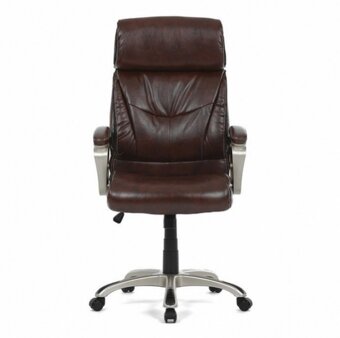 Kancelářské křeslo, hnědá ekokůže, KA-Y284 BR - 8
