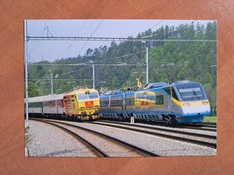 NEPOŠKOZENÉ Železniční pohlednice ČD - 8