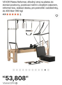 Pilates reformer, stroj na cvičení - 8