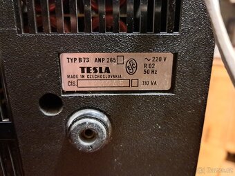 TESLA B73 Hi-Fi stereo - kotoučový magnetofon, plně funkční - 8