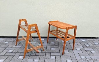 Retro designové květinové stolky 2ks - 8