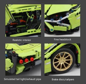 Stavebnice Lamborghini FK 937 kompatibilní s LEGO - 8
