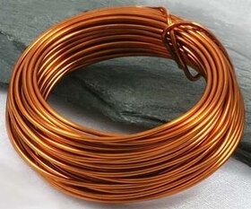 Měděné drátky Ø 0,25 mm - 1,1 mm, různé délky na drátkování - 8