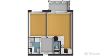 Pronájem bytu 2+kk s balkonem, ca 62 m2, v Liberci. - 8