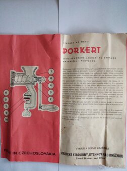 Mlýnek na maso PORKERT 5 - 8