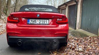 BMW M235i cabrio , Melbourne Red, TOP, Najeto:43000km - 8