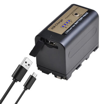 2ks baterie pro NP-F750 a NP-F770 7,2V, 5200mAh - 8
