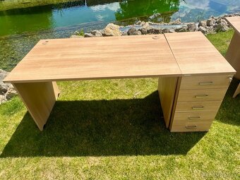 kancelářský nábytek HOBIS – řada Gate, dekor světlý dub - 8