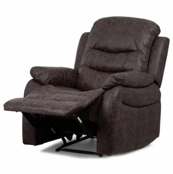 Hnědé a šedé polohovací křeslo TV-4086 - 8