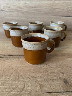 hren keramický hrnek hrneček sada hnědé hrnky - 8