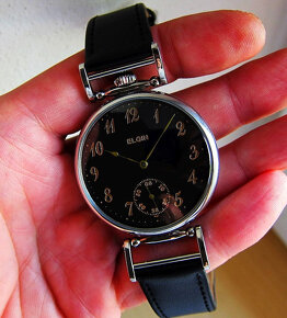 ELGIN 1900 luxusní americké náramkové / kapesní hodinky - 8