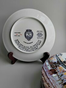 Porcelánový sběratelský talíře Limoges Francie 6 kus - 8