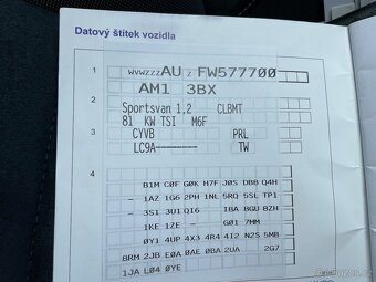 VW GOLF SPORTSVAN 1,2 TSI 81KW 1 MAJITEL TOP STAV - 8