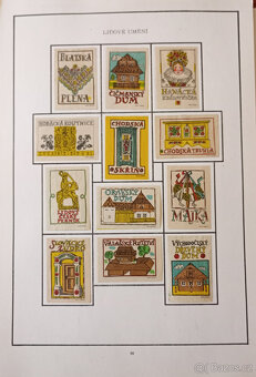 Historické zápalkové nálepky Československo r45-58 - 8