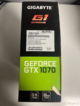 Grafická karta Gigabyte GTX 1070 - 8