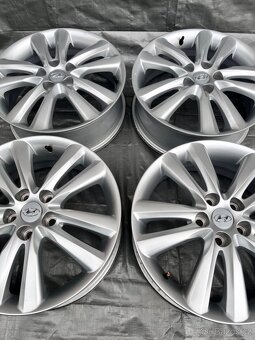 5x114,3 R18 originál alu sada Hyundai ix35 - TOP STAV - 8