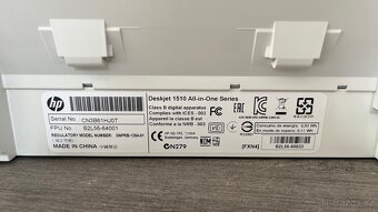 Tiskárna HP Deskjet 1510 All In One Series - 8