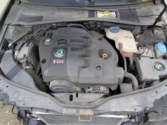 Škoda Superb I 1.9TDI 96kW motor AWX barva č. 9597 díly - 8