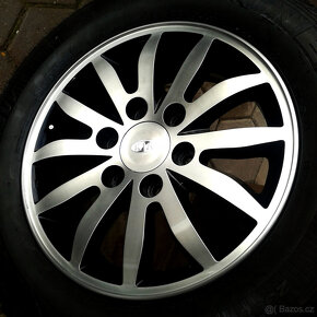 alu R17 6x139,7 orig. Kia Carens + Hyundai H1, zimné pneu - 8