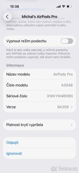 Apple AirPods Pro 2 (2023) s MagSafe (USB‑C) (MTJV3ZM/A) - 8