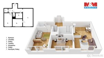Prodej bytu 3+kk, 54 m², Hradec Králové, ul. Uhelná - 8