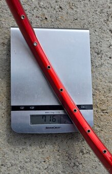 Duralové 26" ráfky VUELTA Airline, červená metalíza - 8