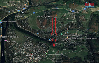 Prodej pozemku k bydlení, 6923 m², Hradištko pod Medníkem - 8