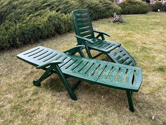 Zelená skládací lehátka - 8