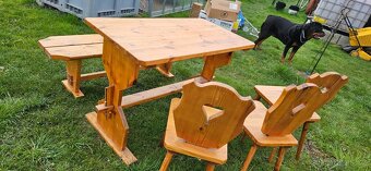 Stůl,židle a lavice - 8