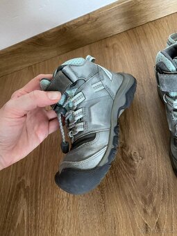 Pohorky/trekové boty pro děti Keen ridge Flex mid WP vel. 25 - 8