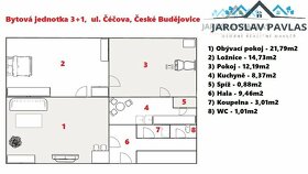 Nabízíme k prodeji prostorný byt 3+1 v žádané lokalitě Český - 8